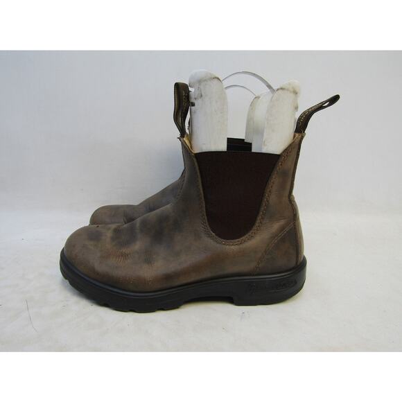 Blundstone Womens Size 3.5 UK / 6.5 US Brown Leather Chelsea Ankle Boots Bootie - Picture 1 of 11